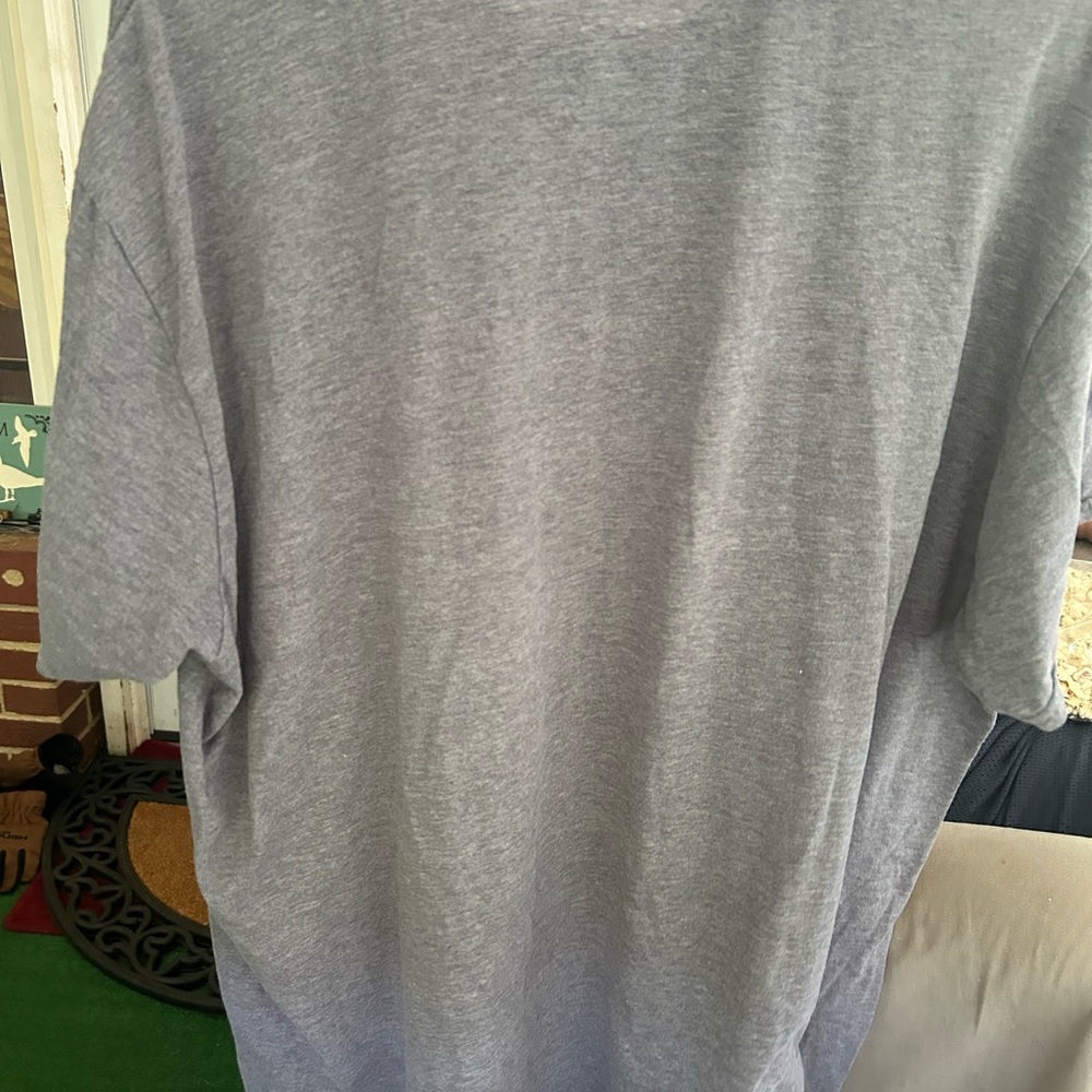 Gray/Blue  Men's T-Shirt